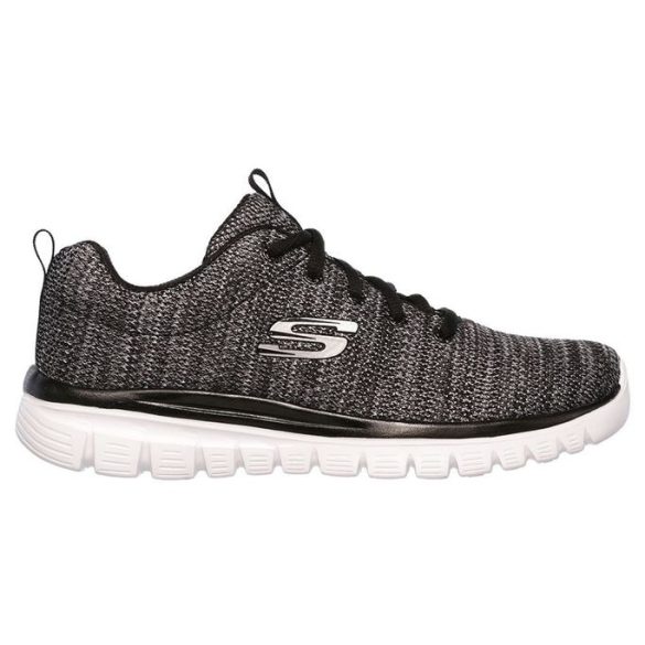 Skechers női cipő - 12614-BKW