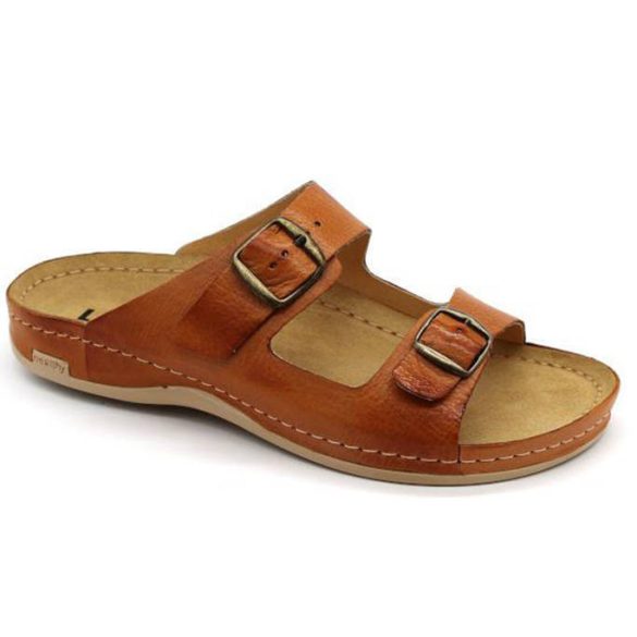 Leon Comfort férfi papucs - 703 Brown