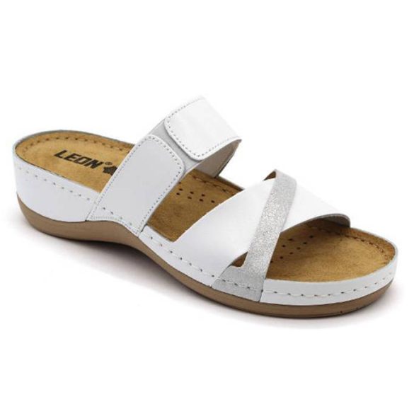 Leon Comfort női papucs - 909 White