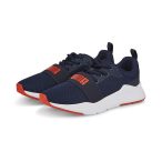   Puma Puma Wired Run Jr Peacoat-Puma Red Gyerek utcai cipő - SM-374214-21