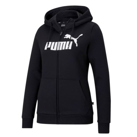 Puma ESS Logo Full-Zip Hoodie Női pulóver - SM-586806-01