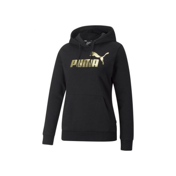 Puma ESS+ Metallic Logo Hoodie Női pulóver - SM-849958-01