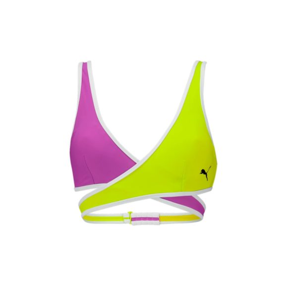 Puma PUMA SWIM WOMEN CONTOUR PLUNGE TOP 1P Női fürdőruha - SM-938336-01