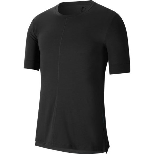 Nike Men's Yoga DRI-FIT Short Sleeve Top T-shirt Small Blue BV4034