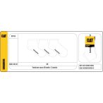   Caterpillar CAT AV53 3-pack bokazokni fehér Unisex zokni - SM-CAT-944W-300A