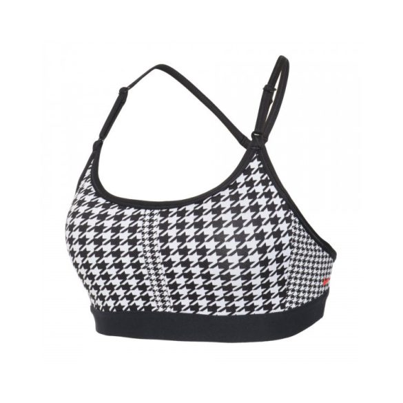 Nike Training Indy Gingham Spirts Bra Light Support DD1086-010 Size Small