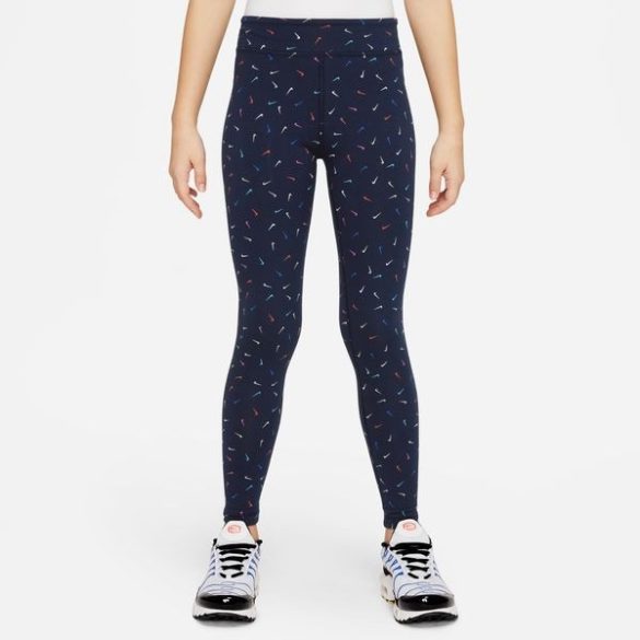 Nike Nike Sportswear Essential-Big Kids' (Girls') Mid-Rise Leggings Gyerek nadrág - SM-DX5026-451