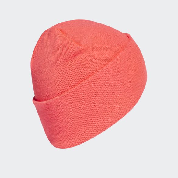 neon pink adidas beanie