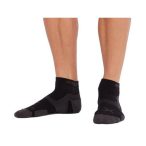   2XU Vectr Cushion 1/4 Crew Socks Unisex zokni - SM-UA5048e-BLK-TTM